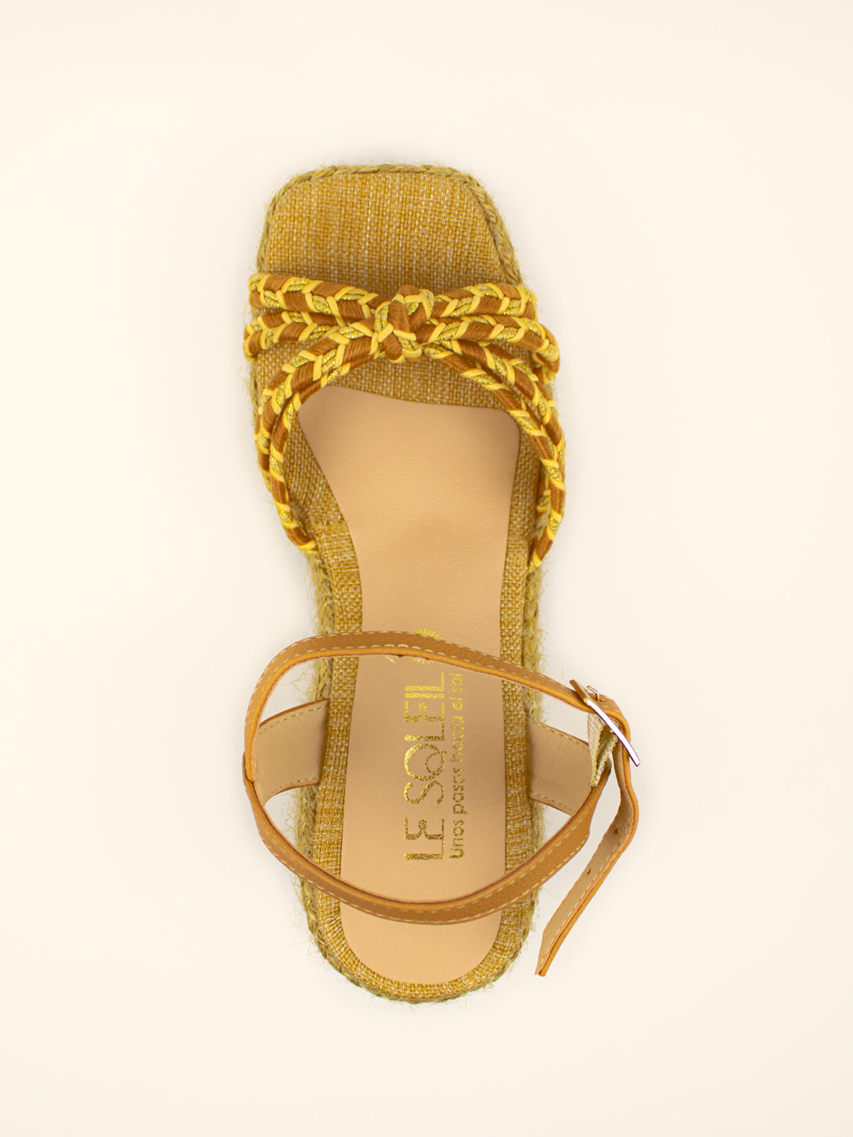 Sandalias print - con plataforma