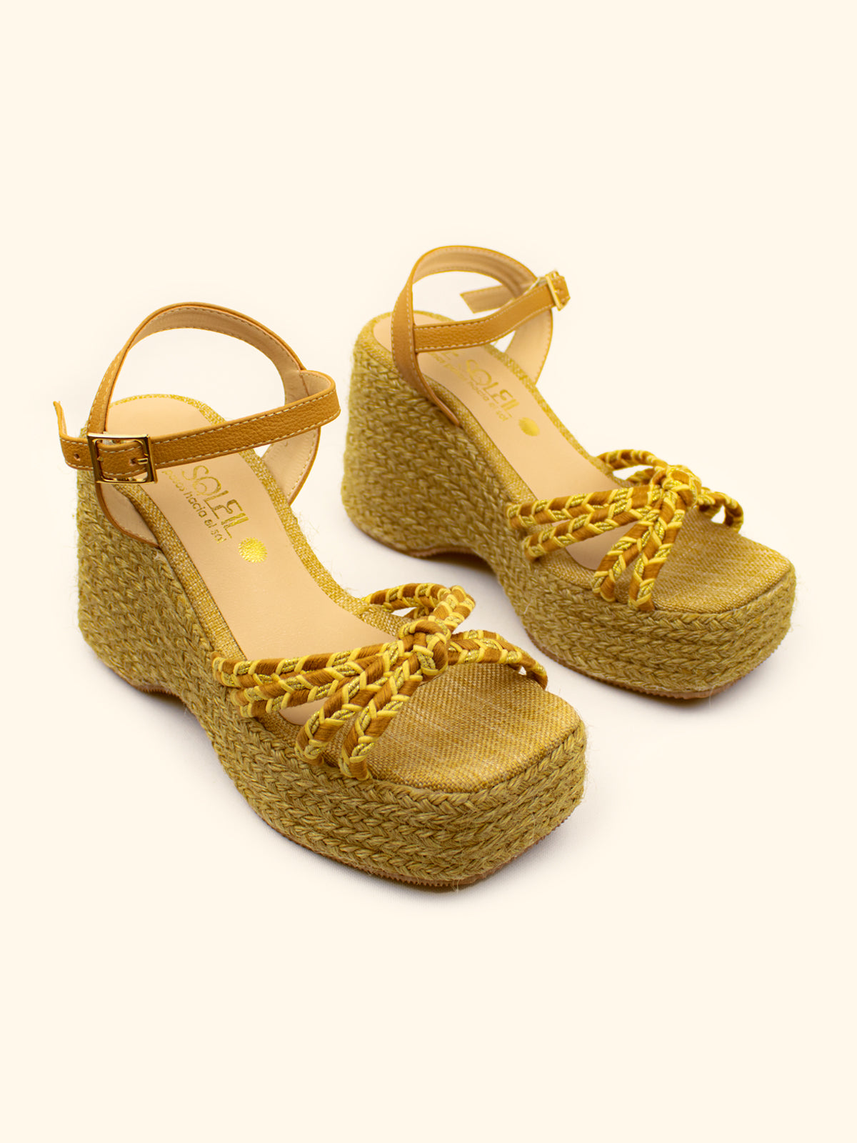 Sandalias print - con plataforma