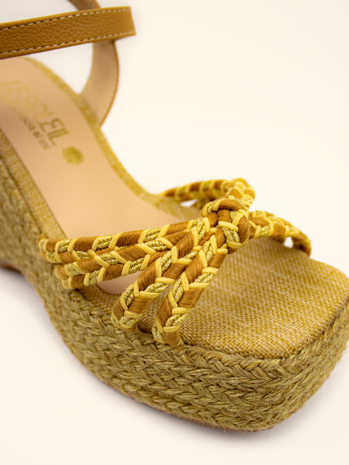 Sandalias print - con plataforma