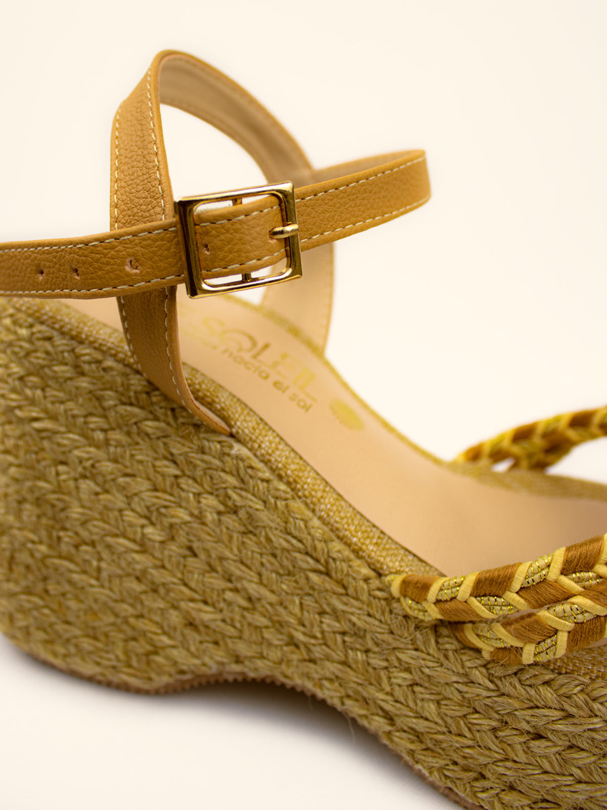 Sandalias print - con plataforma